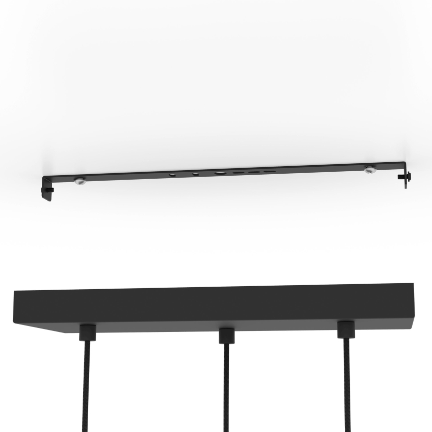 Eglo - Luster na sajli 3xE14/40W/230V zlatna/crna