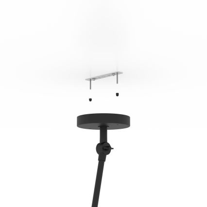 Eglo - Luster na šipci 1xE27/40W/230V braon