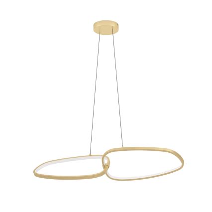 Eglo - LED prigušiva lustr na sajli LED/37,5W/230V 3000K zlatna