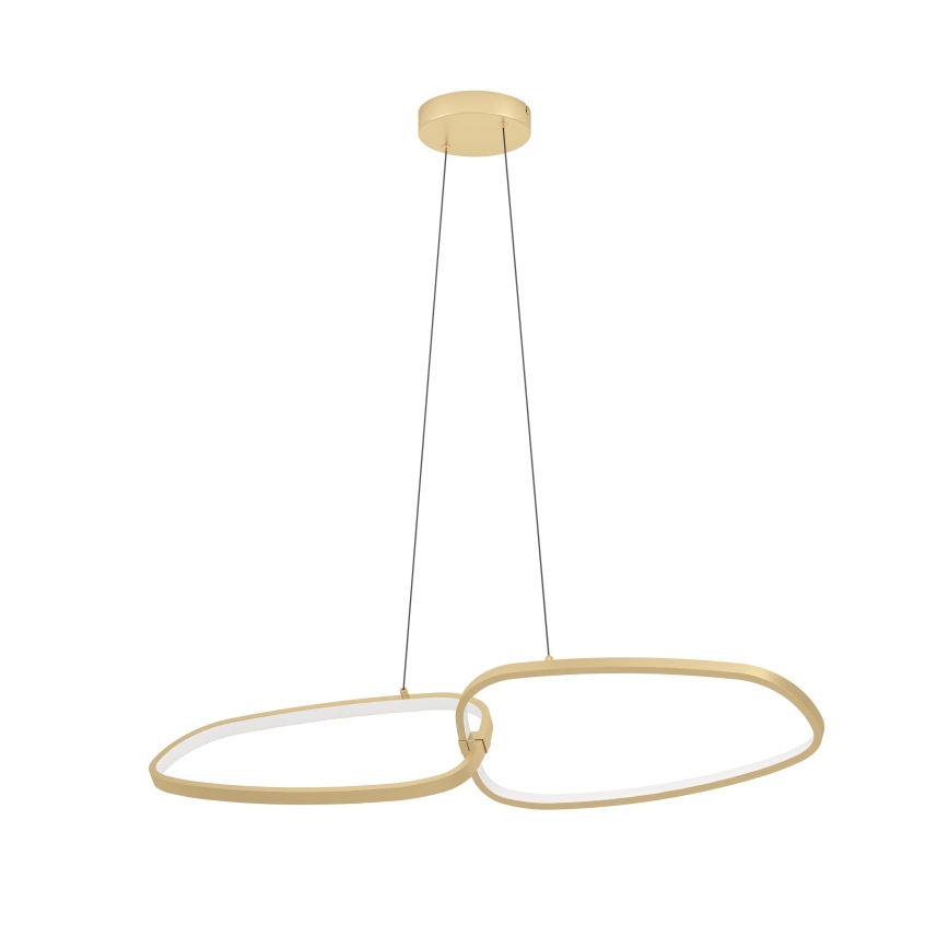 Eglo - LED prigušiva lustr na sajli LED/37,5W/230V 3000K zlatna