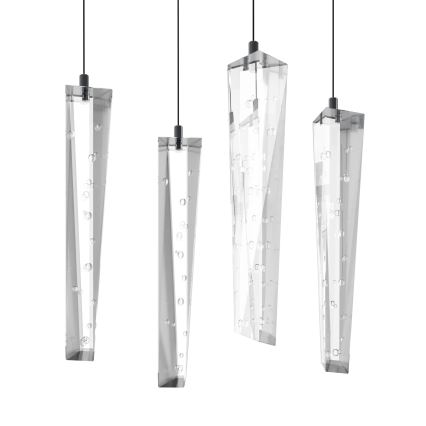 Eglo - LED prigušiva luster na sajli 6xLED/4,2W/230V 3000K proziran