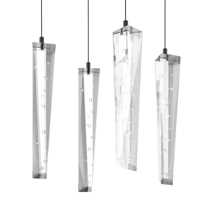 Eglo - LED prigušiva luster na sajli 6xLED/4,2W/230V 3000K proziran