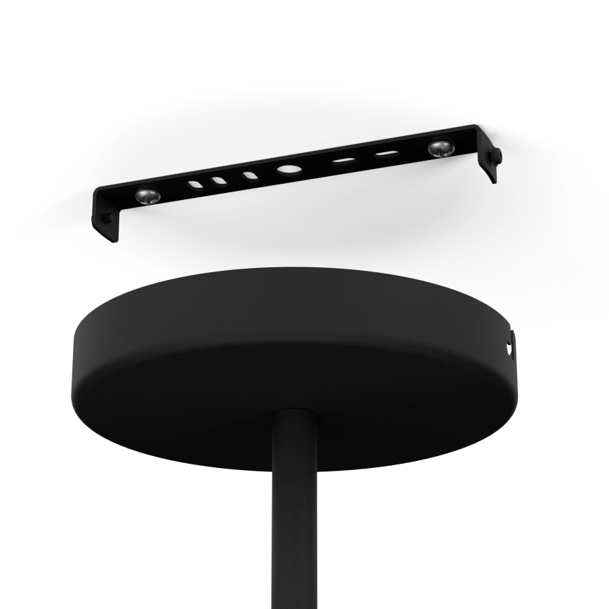 Eglo - Luster na sajli 1xE27/60W/230V prečnik 77 cm crna