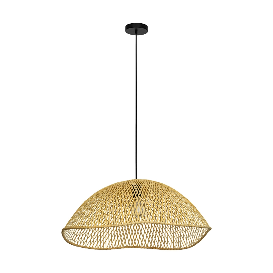 Eglo - Luster na sajli 1xE27/40W/230V, prečnik 72 cm, bambus