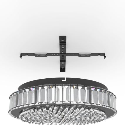 Eglo - LED prigušiva plafonska svetiljka LED/23,5W/230V 4000K crna