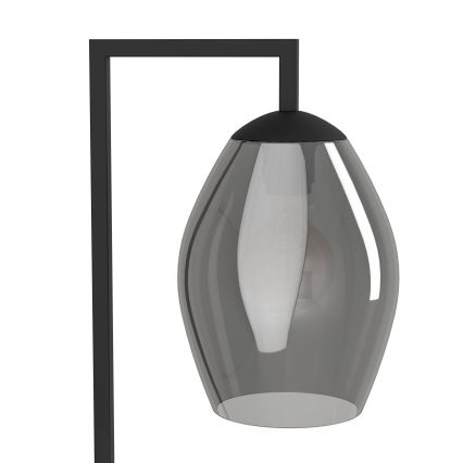 Eglo - Podna lampa 1xE27/40W/230V dimljena
