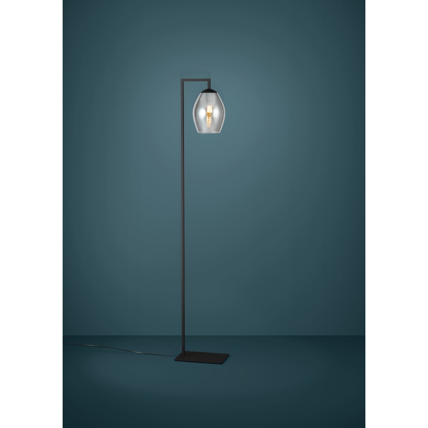 Eglo - Podna lampa 1xE27/40W/230V dimljena