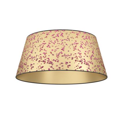 Eglo - Plafonska svetiljka 1xE27/25W/230V zlatna/ružičasta