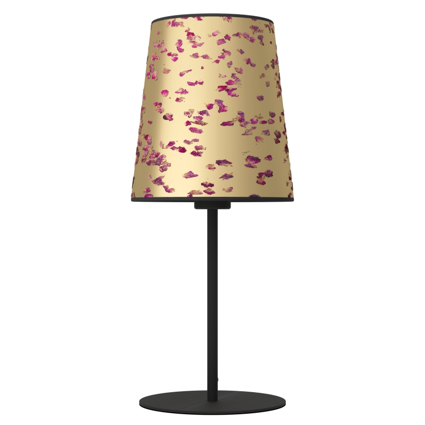 Eglo - Stona lampa 1xE27/25W/230V zlatna/ružičasta