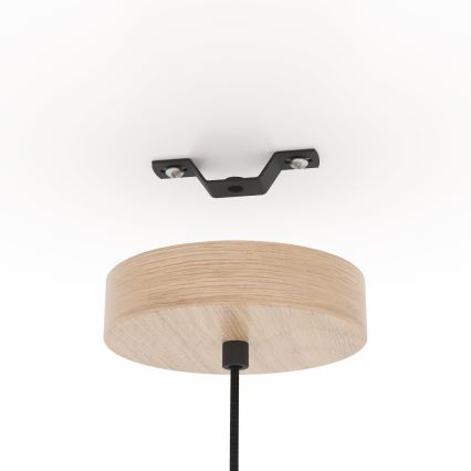 Eglo - Luster na sajli 1xE27/25W/230V bež