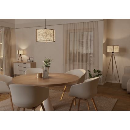 Eglo - Stona lampa 1xE27/25W/230V bež