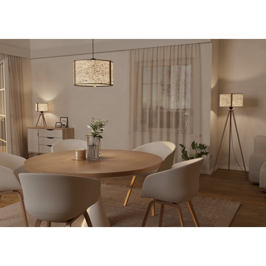 Eglo - Stojeća lampa 1xE27/25W/230V bež