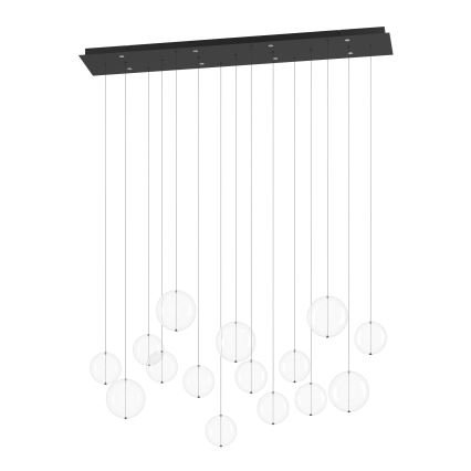 Eglo - LED prigušiva luster na sajli 8xLED/4,2W/230V 3000K proziran