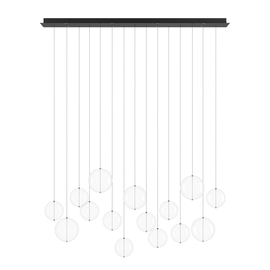 Eglo - LED prigušiva luster na sajli 8xLED/4,2W/230V 3000K proziran