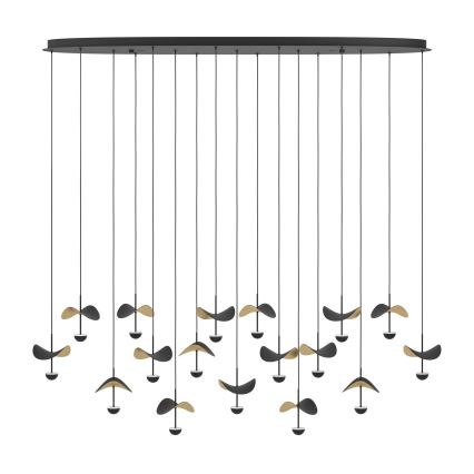 Eglo - LED prigušiva viseća svetiljka na sajli 17xLED/2,3W/230V 3000K