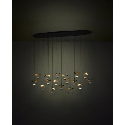 Eglo - LED prigušiva viseća svetiljka na sajli 17xLED/2,3W/230V 3000K