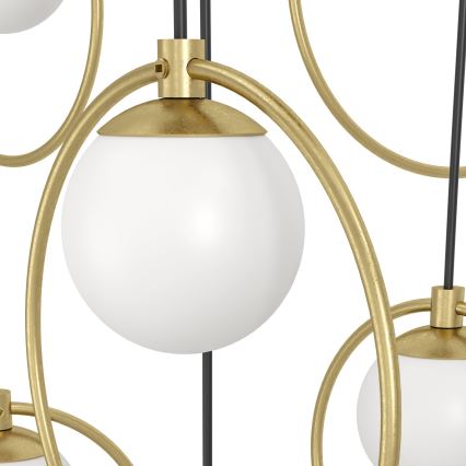 Eglo - LED prigušiva luster na sajli 10xLED/3W/230V 3000K prečnik 58 cm zlatna