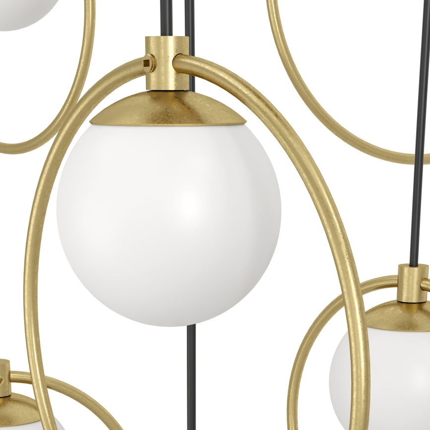 Eglo - LED prigušiva luster na sajli 10xLED/3W/230V 3000K prečnik 58 cm zlatna