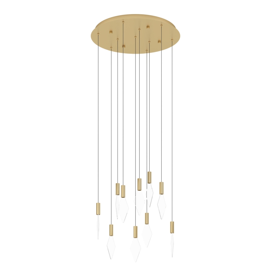 Eglo - LED prigušiva luster na sajli 10xLED/3W/230V 3000K Ø 58 cm zlatna