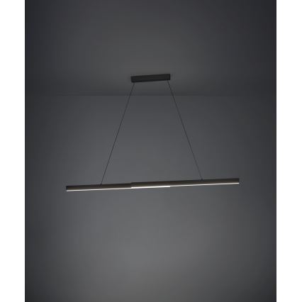 Eglo - LED prigušiva luster na sajli LED/20W/230V 3000K crna