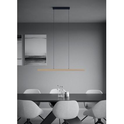 Eglo - LED prigušiva luster na sajli LED/21W/230V 3000K braon