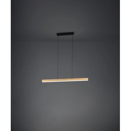 Eglo - LED prigušiva luster na sajli LED/21W/230V 3000K braon