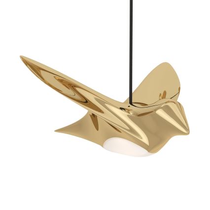 Eglo - LED prigušiva luster na sajli 17xLED/3W/230V 3000K zlatna