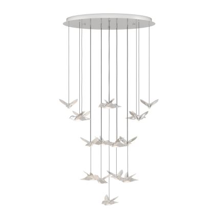 Eglo - LED prigušiva luster na sajli 17xLED/3W/230V 3000K sjajni hrom