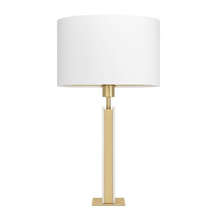 Eglo - Stona lampa 1xE27/40W/230V bela