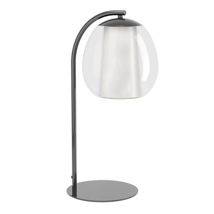 Eglo - LED prigušiva stona lampa LED/5,5W/230V + LED/1,6W 2200-6500K crni hrom