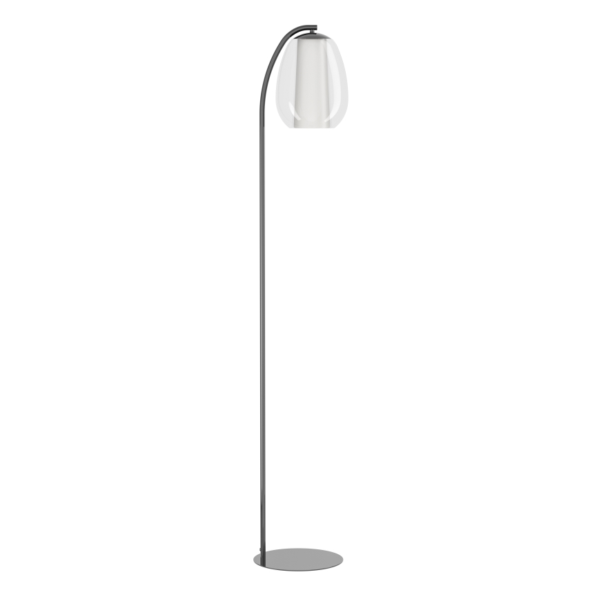 Eglo - prigušiva LED podna lampa LED/7W/230V + LED/1,6W sjajni hrom