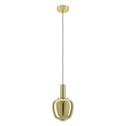 Eglo - LED prigušiva luster na sajli, LED/5,5W/230V + LED/1,6W 2200-6500K, prečnik 21 cm, zlatna