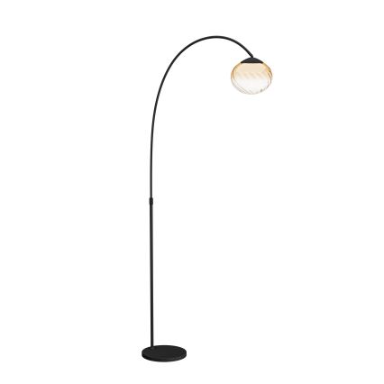 Eglo - LED prigušiva podna lampa LED/5,8W/230V 2200-6500K bež/zadimljena + daljinski upravljač