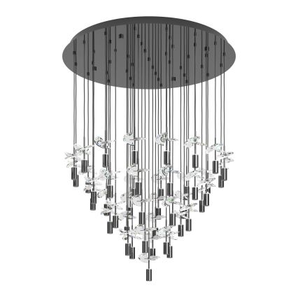 Eglo - LED luster na sajli 43xLED/2,1W/230V 2200/3000/4000K sjajni hrom
