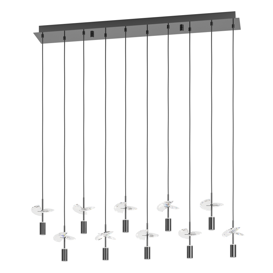 Eglo - LED luster na sajli 10xLED/2,6W/230V 2200/3000/4000K sjajni hrom
