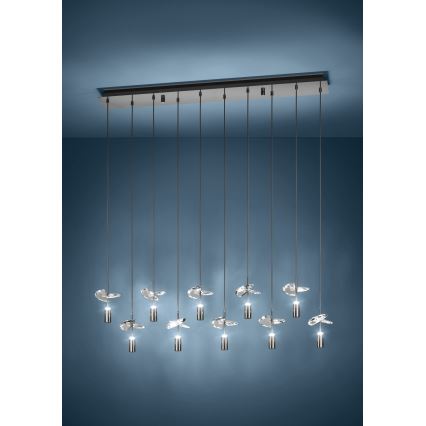 Eglo - LED luster na sajli 10xLED/2,6W/230V 2200/3000/4000K sjajni hrom