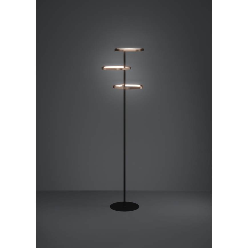 Eglo - LED prigušiva stojeća lampa LED/20W/230V 2200-6500K mesing