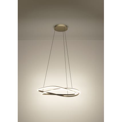 Eglo - LED prigušiva luster na sajli LED/60W/230V 2200-6500K zlatna + daljinski upravljač