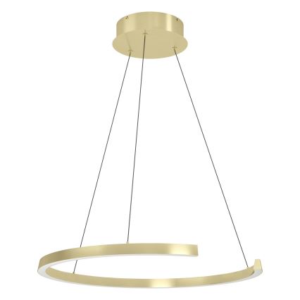 Eglo - LED prigušiva viseća svetiljka na sajli LED/24,8W/230V 2200-6500K zlatna + daljinski upravljač
