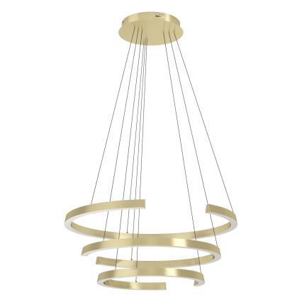 Eglo - LED prigušiva luster na sajli LED/50W/230V 2200-6500K zlatna + daljinski upravljač
