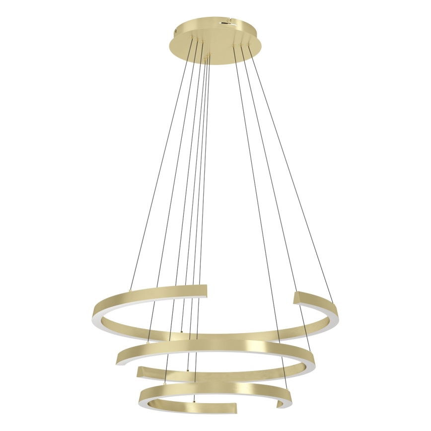Eglo - LED prigušiva luster na sajli LED/50W/230V 2200-6500K zlatna + daljinski upravljač