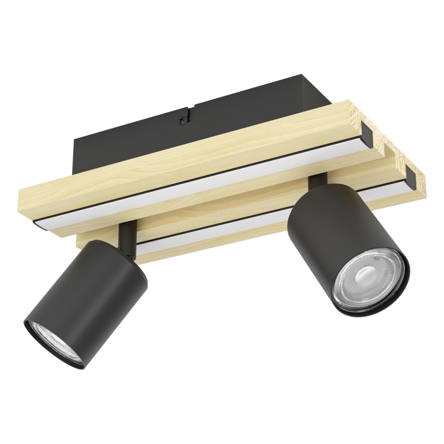 Eglo - LED spot svetiljka 2xLED/2,2W/230V + 2xLED/1,2W + 2xLED/2W bež/crna