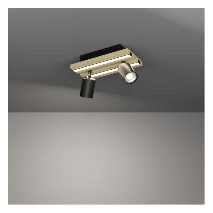 Eglo - LED spot svetiljka 2xLED/2,2W/230V + 2xLED/1,2W + 2xLED/2W bež/crna
