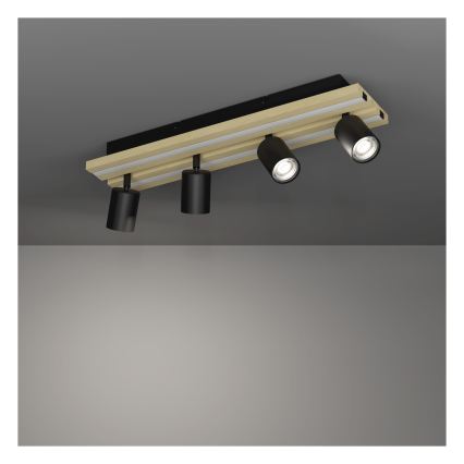 Eglo - LED spot svetiljka 4xLED/2,2W/230V + 2xLED/1,2W + 2xLED/2W bež/crna