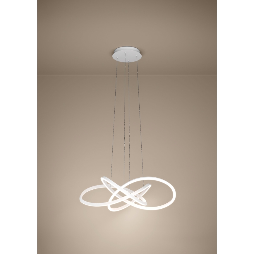Eglo - LED prigušiva luster na sajli LED/48,7W/230V 2200-6500K bela + daljinski upravljač