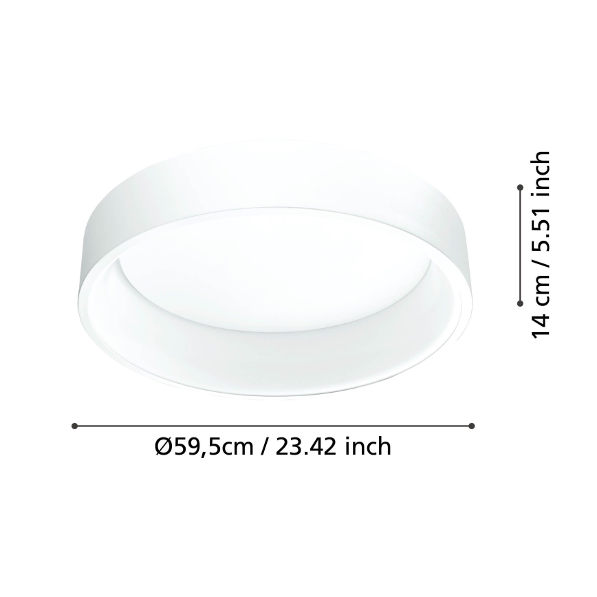 Eglo - LED plafonsko svetlo 1 LED/35,2W/230V, prigušiva funkcija