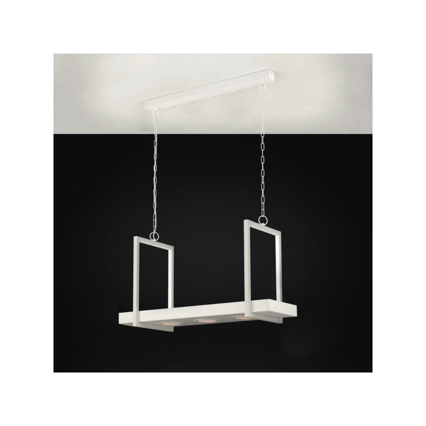 Eglo 39301 - LED RGBW prigušiva luster na lancu sa policom CALAMONA 3xLED/6W/230V + daljinski upravljač