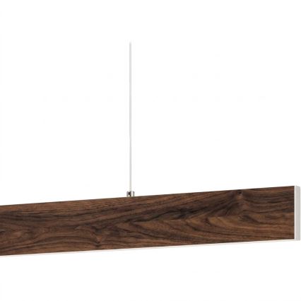 Eglo - LED prigušiva luster na sajli LED/21W/230V + LED/8,4W orah