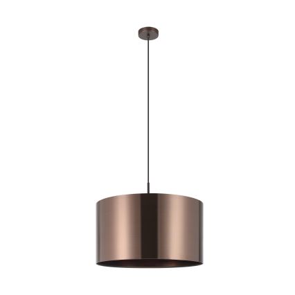Eglo - Bakreni luster na sajli 1xE27/60W/230V