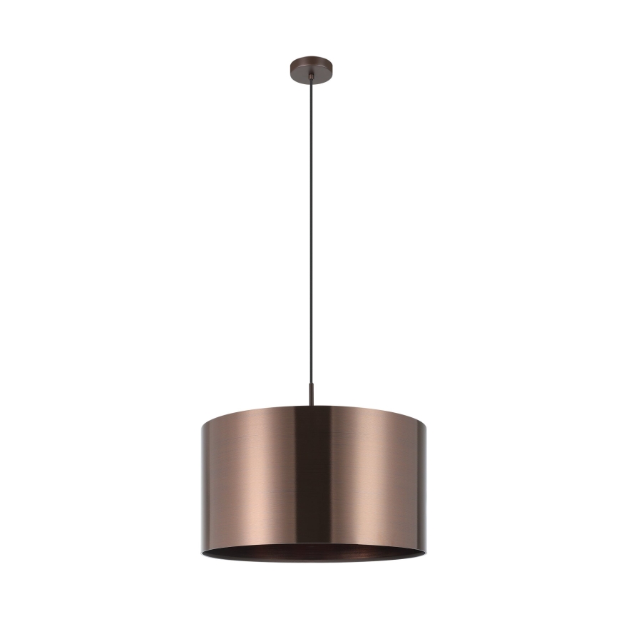 Eglo - Bakreni luster na sajli 1xE27/60W/230V